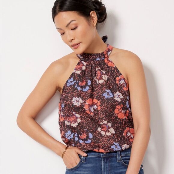 NWT Cleobella Ryla Patterned Halter neck Top, Size Small - Picture 1 of 7